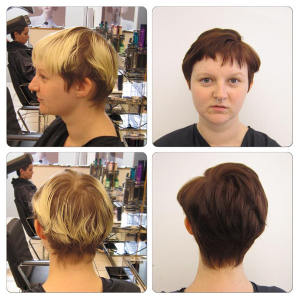 Left: before, Right: after