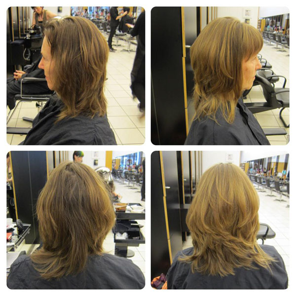 Left: before, Right: after