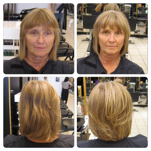Left: before, Right: after
